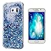 Produktbild Galaxy S6 Hülle Clear,Galaxy S6 Hülle Glitzer,Galaxy S6 Hülle Transparent,Galaxy S6 Hülle Gold,EMAXELERS Schutzhülle Für Samsung Galaxy S6 Hülle Transparent Hardcase,Samsung Galaxy S6 Hülle 3D Kreative Liquid Bling Hülle Caser,Galaxy S6 Hülle Blumen,Galaxy S6 Hülle Liquid Flüssige Fließend Wasser Glitter Glitzer Glanz Sparkle Klar Hart Plastik Tasche Handytasche Hülle Schale Etui Für Samsung Galaxy S6,Blue Diamonds