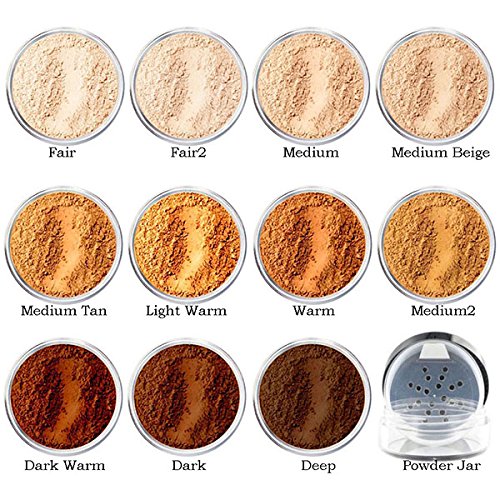 Intelligent Cosmetics® mineral make up foundation, setting veil, concealer, natural mineral ingredients SELECT YOUR COLOUR (1x Empty Sifter Jar)