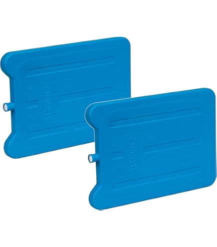 Set van 4 XXL koelelementen, 800 ml, Freezeboard, 32 x 25 cm, extra plat koelelement voor koelbox, koeltas en ijsbox, koelpad, geschikt voor levensmiddelen en herbruikbaar, koelblok voor reizen en