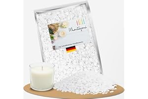 Montegoni reines Paraffinwachs für Kerzen 1/2/3/5/10 kg, Deutsche Qualität Kerzenwachs zum gießen, Wachs für Kerzen, Wachsgranulat Wachspastillenen