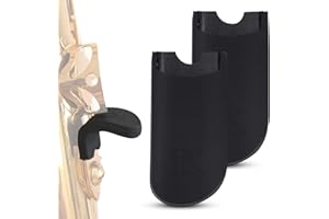 AGATIGE 2 Pièces Repose-pouce de Saxophone en Caoutchouc, Coussinets de Coussin de Repose-doigt de Saxophone Protecteur de Pouce pour Instrument à Vent Soprano Alto Tenor Sax