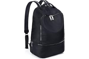 UTO Zaino Casual Multi-funzione-Zaino da scuola o Borsa da palestra di nylon impermeabile,Borsa sportiva con cinghie riflettenti e scomparto separato per scarpe