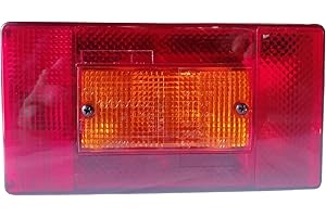 ASPOCK Piloto trasero derecho Ind/Com AJBA para remolques. Medidas: 100x190cm. Funciones: posición, freno, intermitente, matrícula y antiniebla