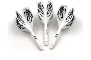 CUESOUL ROST Integrated Dart Shaft and Flights,big wing shape,Set of 3