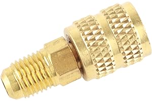 QINLORGON Resistente adattatore per condizionatore d'aria R410A, adattatore R410A, pratico servizio di refrigerazione per Hvac(R410A outer 1/4SAE inner 5/16SAE)