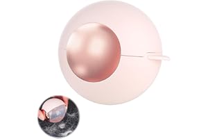 XoeLLe klebrige Gel Fusselrolle Ball, Waschbare Fusselrolle Wiederverwendbarer für Haustier Haar, Tragbare Fusselbürste Klebriger Rollerball Haarentferner, Reise Staubdichte Fusselentferner(Rosa)
