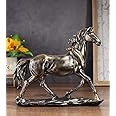 JXCBXJ Horse Resin Statue,Home Animal Decor,Horse Art Figurine Decorative Sculpture,for Home Office Decoration Gift.Copper.