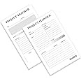 Amazon Brand - Solimo Desk Notepad, To Do List Planner, 50 Tear Off Sheets for Grocery, Shopping, Reminder, Checklist Set of 2