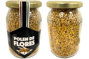FAMILYCOM Polen de Abeja Natural De nuestras Propias Colmenas. 250gr. Recolectado y Envasado. 100% Puro y Natural.