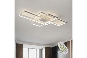 Diossad Plafoniera Led Soffitto Moderna,Dimmerabile Plafoniera Lampada Da Salotto Lampada Da Soffitto Led,Applica A Decorativa Soggiorno Camera Da Letto Cucina E Ufficio
