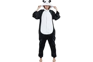 Xinlong Kigurumi Combinaison Pyjama Onesies Anime Costume Soirée de Déguisement Vêtement de Nuit Cosplay Halloween Noël Fête pour Unisexe Adulte…