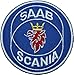 Produktbild SAAB SCANIA Logo Badge gesticktes Patch 8,9 cm Aufnäher oder zum Aufbügeln