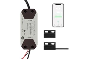 DIOCHE Ouvre-porte de Garage WiFi Intelligent à Distance, Contrôle D'application Tuya Smart Life, Télécommande D'application Vocale sans Fil pour Assistant Commutateur de Porte de