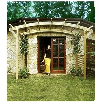 Festnight Pergola Gartenpergola aus Bambus 195 x 195 x 195 cm: Amazon