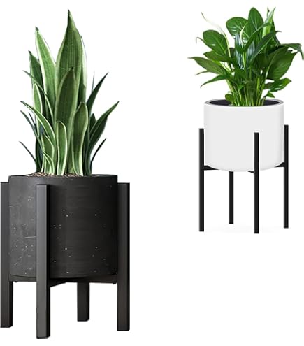 Jardinopia 3 Piedini Per Vaso A Forma Di Pavone | Supporti In Poliresina Dipinti A Mano, Antigelo, Per Piante Da Interno/Esterno