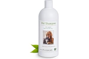 LT-NATURPRODUKTE Shampoing bio pour animaux | végétalien | sans savon / additifs chimiques | à base de ghassoul | hypoallergénique | pour chien et chat | pour poils longs et courts | 500 ml