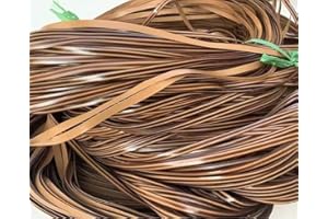 UYEOCO Polyäthylen-Kunststoff-Rattan-Reparaturmaterial Für Stricken Und Reparaturen, Rattan-Stuhl, Tischkorb Kunststoffgeflechttes Für Gartenmöbel, Langlebiges Korbgeflecht, Sitzbank, Tisch ( Color : M )