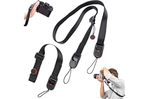 Alppihym 1 pasek do aparatu - elastyczne i bezpieczne mocowanie, pasek na rękę i ramię, szybkie zapięcie
