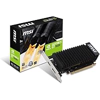 MSI GEFORCE GT 1030 2GH LP OC Graphics Card '2 GB GDDR5, 1x DisplayPort, 1x HDMI, Boost Clock 1518MHz, Base Clock…