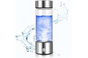 TAOZHUGONG Wasserstoff Generator, Hydrogen Water Bottle, 420ML Wasserstoff-Wassergenerator, Tragbarer USB Wasserionisator, Pem Technologie Hydrogen Wasserstoffreiche Generator für Sport (A - 420ml)