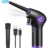 Air Duster, Fulluky Electric Cordless Air Dusters for Computer Keyboard Cleaner, Replaces Compressed Spray Air Can Rechargeab
