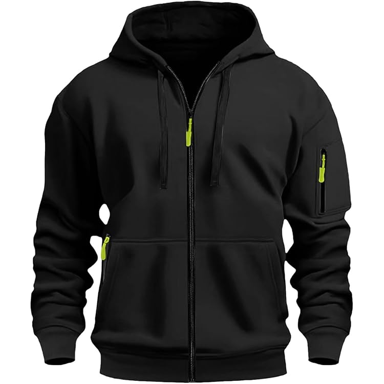 Generisch Hoodie Herren Mit Reißverschluss - Sportjacke 2025