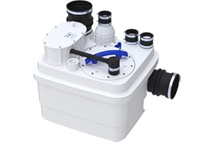 SFA - Station de Relevage à Poser Eaux Chargées Sanicubic 1 - Évacuer Toutes les Eaux Usées d'une Maison - Haute Performance - Maintenance Sécurisées et Facilitée - 478 x 426 x 393 mm - Made in France