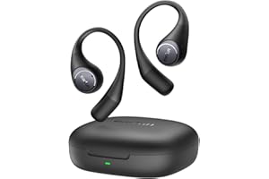 EarFun OpenJump Bluetooth Open-Ear Kopfhörer, Hi-Res Audio, LDAC, Theatermodus, anpassbare Ohrbügel, 42 Std Akku, Kabelloses Laden, IPX7 Sportkopfhörer, Klare Anrufe mit KI, Spielmodus, Multipoint