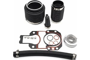 XRMARINE 30-803099T1 Transom Repair Bellow Kit with Gimbal Bearing for Mercruiser Alpha One Gen 2 1991 to Up Stern Drives Engines Replacement 30-60794A2 Sierra 18-8206-1 Mallory 9-72904