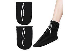 HDGSAFD Cubierta Protectora De 2 Piezas De Lesión En El Pie, Cubierta De Calcetín Tibia, Cubierta De Calcetín Suelta Y Cómoda, Cubierta De Calcetines Impermeable.