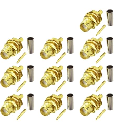 Connettore Femmina Tipo N 50 Ohm Ad Angolo Retto 90 Gradi Per - Foto 7