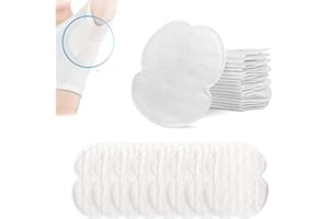 HDKAJL 100 Piezas Almohadillas Sudor Axilas para Hombres Mujeres, Almohadillas Desodorantes Absorbentes del Sudor, Almohadillas Absorbentes del Sudor Axilar Personales, Sobaqueras Sudor Axilas, Unisex