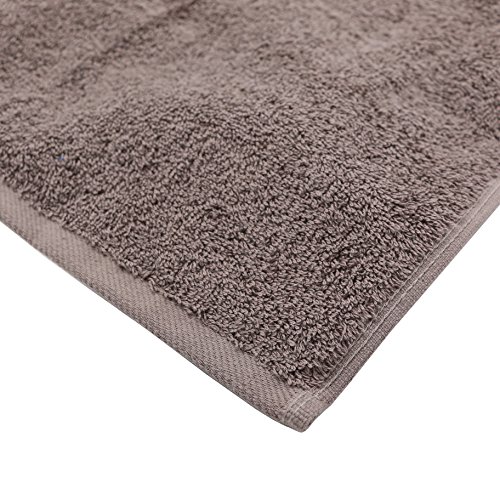 ZOLLNER® 3er-Set Duschtücher / Duschhandtücher / Saunatuch taupe 70×140 cm aus 100% Baumwolle, Gewicht ca. 520 g/qm, in weiteren Farben erhältlich, in Premium-Qualität, Serie „Star-Elba“ - 3