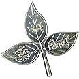 CHARVEE COLLECTIONS Pure Silver Belpatra Belpatri Bilva Pathram Leaves for Shiva Puja Anushtans Shravan Maas for Puja - Small || Weight: 0.45 GMS, Purity: 99% (Small)