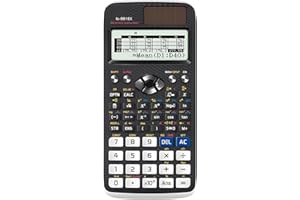 GOBESTY Scientific Calculator, FX-991EX Calculator School Scientific, A Level Maths Calculator with 552 Functions & 10+2 Screen Displays for Universities Engineering Middle School Offices Teaching (Black)