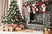 Produktbild LB 270X180cm Vinyl Hintergründe | Weihnachtsbaum mit Bällen und Schuhen am Kamin hängen Thema | Professionelle Studio Fotografie Hintergrund Für Paty / Bühne Dekor SDX602