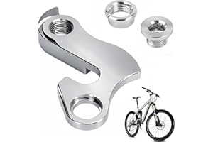 TISSTING Gancho de Cambio Trasero de Bicicleta Universal, Gancho de Cola de Bicicleta con Tornillo, Marco de Suspensión de Cambio de Bicicleta de Acero Inoxidable Gancho de Cola de Engranaje para Bicicletas