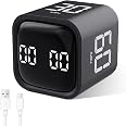 Cuteefun Cube Timer – Hexagonaler, Drehbarer Pomodoro Timer Mit 5 Voreingestellten Zeiten