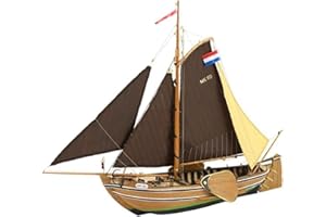 Artesanía Latina – Modellino di Nave in Legno – Barca da Pesca Olandesa, Peschereccio Botter - Modello 22125, Scala 1:35 – Modelli da Assemblare - Livello Medio