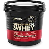 Optimum Nutrition (ON) Gold Standard 100% Whey Protein Powder 4 Kg (Double Rich Chocolate), for Muscle Support & Recovery, Ve