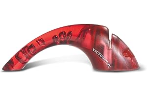 Victorinox, 7.8721, Sharpening + Safety, Messerschärfer, Kunststoff-Griff, Rot,