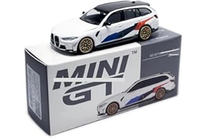 HTLNUZD 1/64 M3 776 Alloy Racing Car High Performance Touring Version in Stunning Alpine White for Adults Solid Die - Cast Metal Model