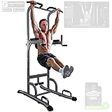 Sportstech Power Tower PT300 | Stazione di allenamento multifunzionale 7 in 1 | Torre per bodybuilding per trazioni e dip | I