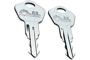 KEYSALACARTE Pair of Replacement Keys for Sentry Safe Lock Boxes, Fire Chests, Fire Files, & Fire/Water Files – Cut to Code 3H2
