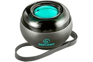 Reflexit Der Original Spinball – Unterarm- & Handtrainer mit optimierter Größe für perfekten Halt | Ideal für Handgelenk-Training, Griffkraft, Beweglichkeit & Anti-Stressball | Bis 16 kg Widerstand