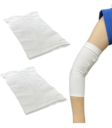 PICC Line Cover Copertura Protettiva Per Braccio Con PICC – 2 Pezzi, Bianco, Taglia Unica (Circonferenza 23-35 Cm)