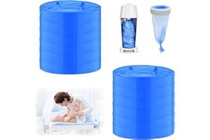 BUTBU Pack of 12 Nappy Bin Refill Cassettes, Baby Nappy Bin Refill Film, 4.5 m Nappy Bag, Refill Film Compatible with Angelcare, Tommee Tippee, Spross, LitterLocker (Blue)