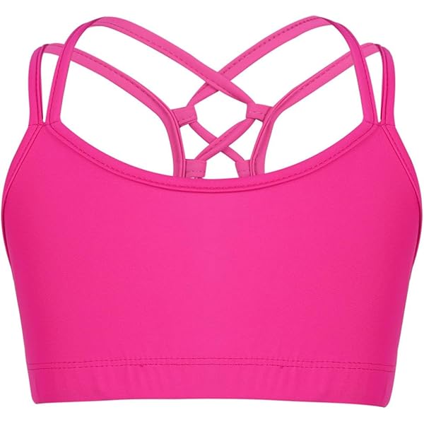 Top Sportivo Per Ragazze - Reggiseno Crop Top Per Danza E Allenamento, Morbido E Comodo - Foto 3