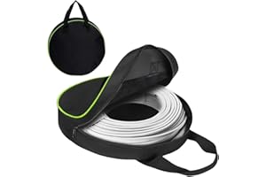 Fonyiunce Ladekabel Tasche Elektroauto, Tragbare Kabeltasche, Wasserdicht Kabel Organizer Tasche Klein, Cable Bag für Gartenzubehör, EV-Ladekabel, Schläuche und Verlängerungskabel (Schwarz)