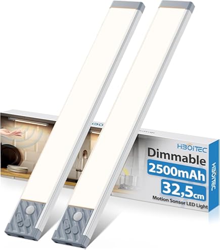 HIBOITEC kastverlichting led bewegingssensor, 50 LED dimbaar onderkast